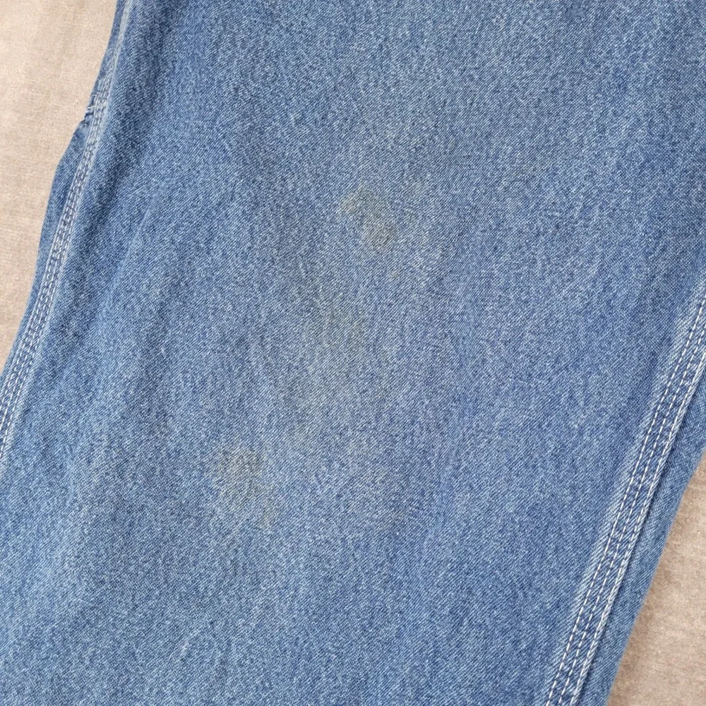Carhartt B13-DST Loose Fit Carpenter Jeans Mens Actual Sz‎ 35x30 Blue Denim Work